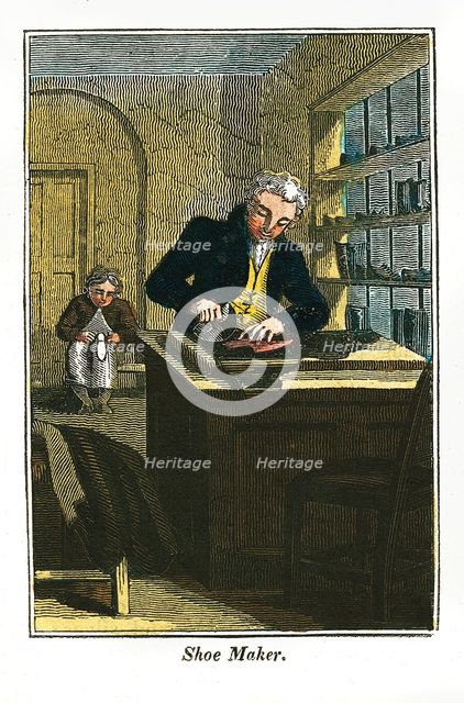 'Shoe Maker', 1823. Creator: Unknown.