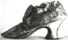 Shoe (Single), England, 1770s. Creator: Unknown