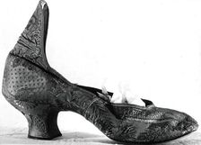 Shoe (Single), France, 1880s. Creator: Unknown