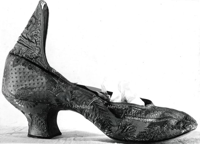 Shoe (Single), France, 1880s. Creator: Unknown.