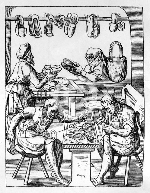 Shoemaker, c1559-1591. Artist: Jost Amman