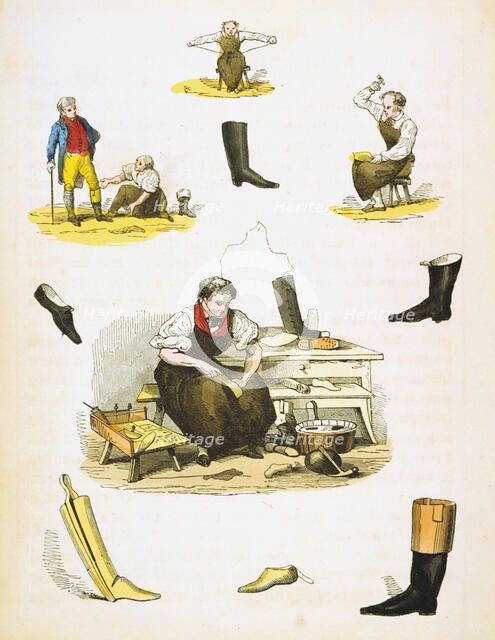 Shoemaker, c1845. Artist: Anon