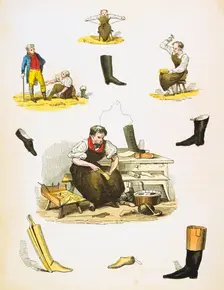 Shoemaker, c1845. Creator: Anon