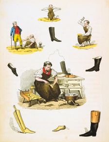 Shoemaker, c1845. Creator: Anon