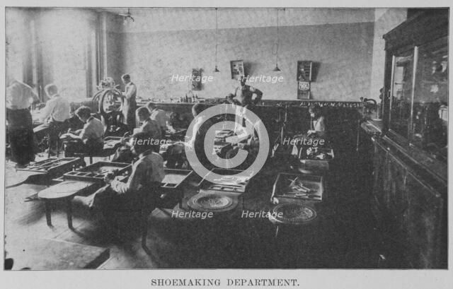 Shoemaking Department, 1915. Creator: Unknown.