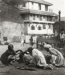 Shoeing a bullock, India, c1927-c1929