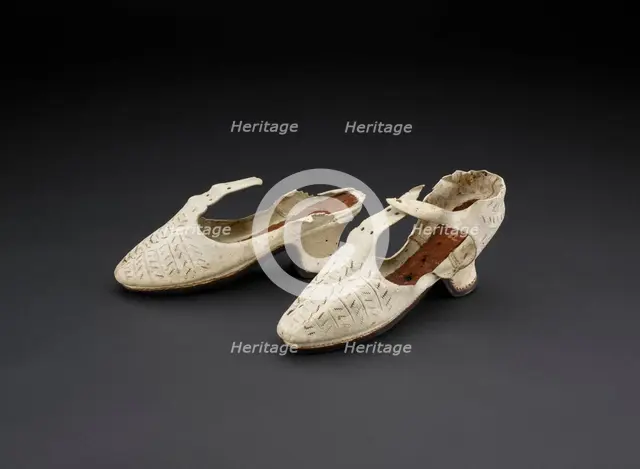 Shoes, 17th century. Artist: Unknown.
