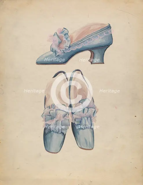 Shoes, 1935/1942. Creator: Jean Peszel.