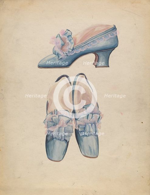 Shoes, 1935/1942. Creator: Jean Peszel.