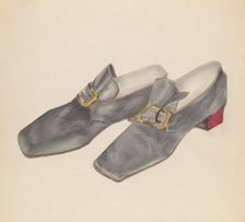 Shoes, 1935/1942. Creator: Nancy Crimi