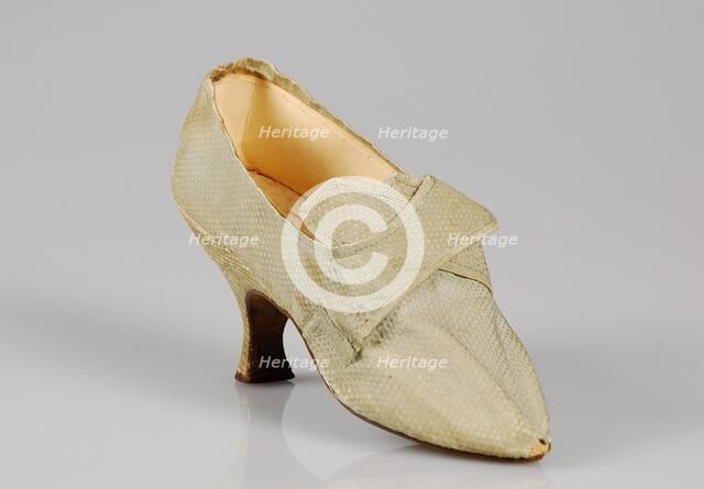 Shoes, American, 1780-95. Creator: Unknown.