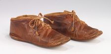 Shoes, American, 1845-65. Creator: Unknown