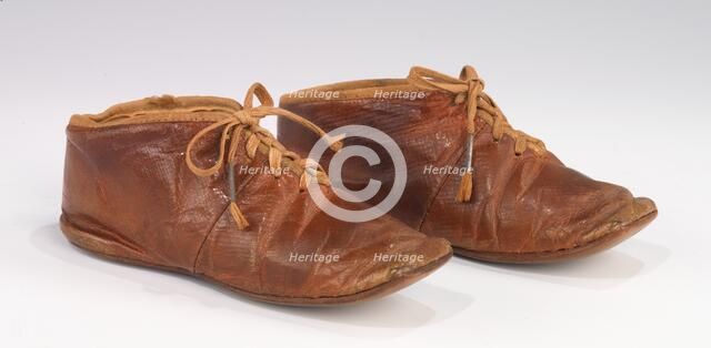 Shoes, American, 1845-65. Creator: Unknown.