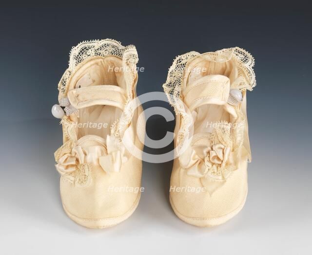 Shoes, American, 1869. Creator: Unknown.
