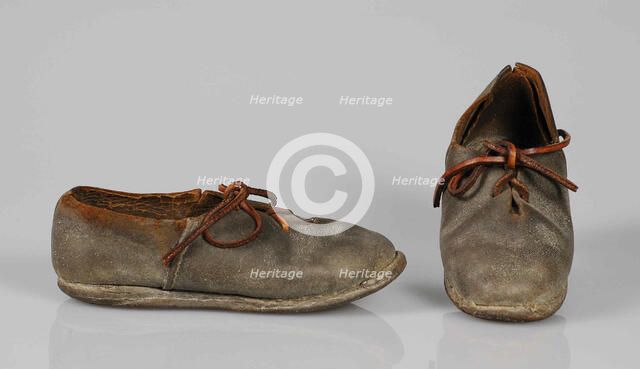 Shoes, American or European, 1775-1850. Creator: Unknown.