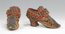 Shoes, British, 1700-1729. Creator: Unknown