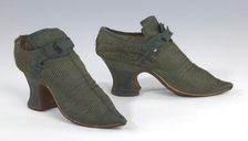 Shoes, British, 1700-1739. Creator: Unknown