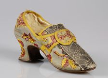 Shoes, British, 1760-80. Creator: Unknown