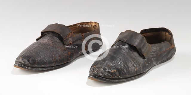 Shoes, British, 1790-1825. Creator: Unknown.