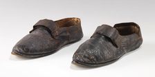 Shoes, British, 1790-1825. Creator: Unknown