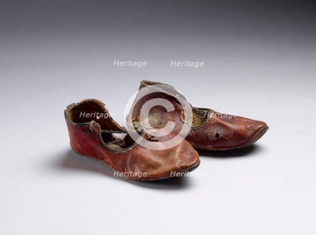 Shoes, Byzantine Period (Egypt), c395-642. Artist: Unknown.