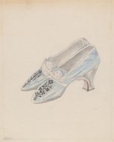 Shoes, c. 1936. Creator: Nancy Crimi