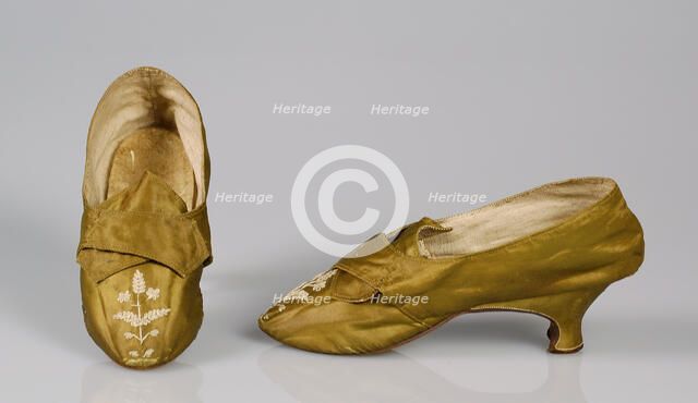 Shoes, European, 1775-89. Creator: Unknown.