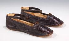 Shoes, European, 1850-69. Creator: Unknown
