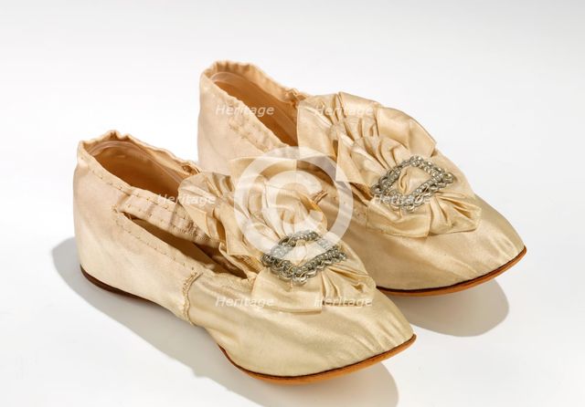 Shoes, French, ca. 1880. Creator: Hattat Freres.