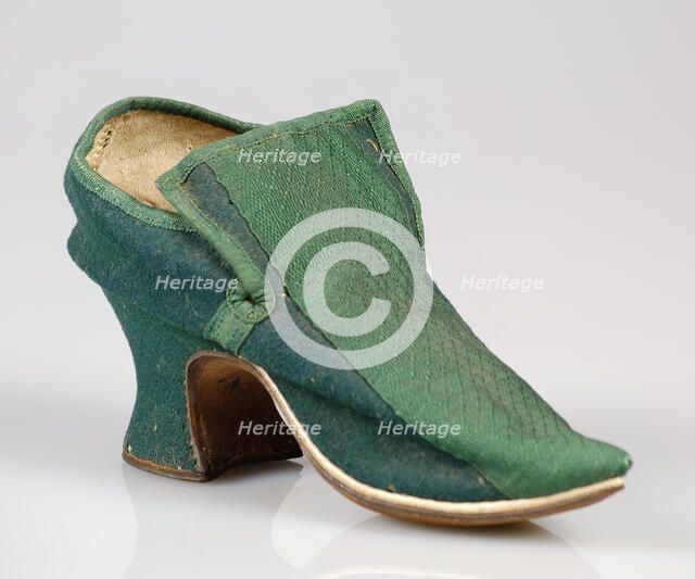 Shoes, probably British, 1700-1729. Creator: Unknown.