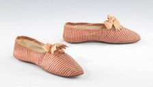 Shoes, probably French, 1845-60. Creator: Unknown