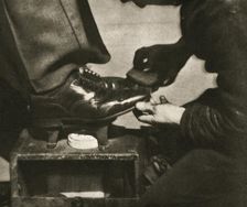Shoeshine, New York, USA, mid 1930s