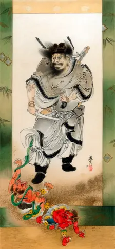 Shoki and the Demons c1880 (1886).Artist: Wilhelm Greve