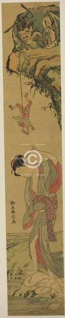 Shoki in Love, c. 1768. Creator: Suzuki Harunobu.