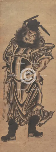Shoki, the Demon-Queller, early 18th century., early 18th century. Creator: Okumura Masanobu.