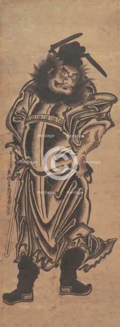 Shoki, the Demon-Queller, early 18th century., early 18th century. Creator: Okumura Masanobu.