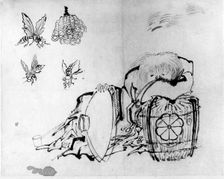 Shojo, 18th-19th century. Creator: Hokusai