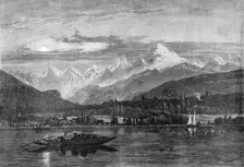 Shooting grebe on the Lake of Geneva, 1870. Creator: Unknown