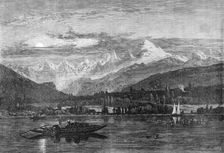 Shooting grebe on the Lake of Geneva, 1870. Creator: Unknown