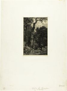 Shooting Woodcock, 1864. Creator: Charles Emile Jacque