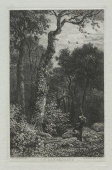 Shooting the Woodcock. Creator: Charles-Émile Jacque (French, 1813-1894)