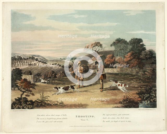 Shooting: Verse 1, 1819. Creator: Thomas Sutherland.