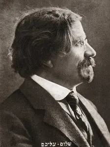 Sholom Aleichem (1859-1916) Russian Jewish writer, c1900. Creator: Unknown