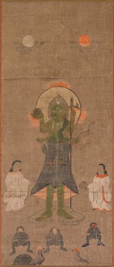 Shomen Kongo: The Blue-Faced Kongo, 17th century. Creator: Unknown