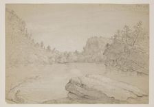 Shongo Lake, 1846. Creator: Thomas Cole