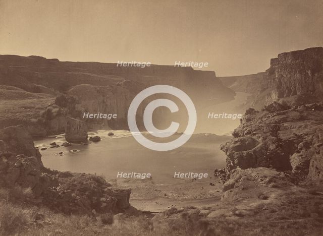 Shoshone Falls, Snake River, Idaho, 1874. Creator: Tim O'Sullivan.