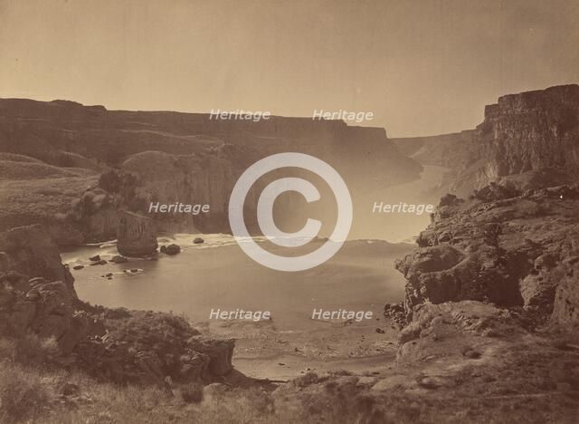 Shoshone Falls, Snake River, Idaho, 1874. Creator: Tim O'Sullivan.