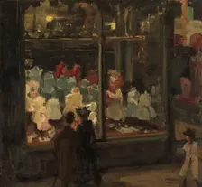 Shop Window, 1894. Creator: Isaac Lazerus Israels