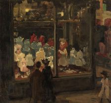 Shop Window, 1894. Creator: Isaac Lazerus Israels