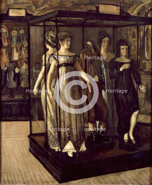 Shop Windows. Artist: Solana, José (1886-1945)